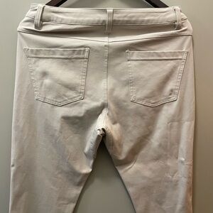 Stylish Cream BYLT Men’s jogger chinos